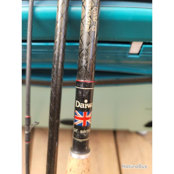Canne � l'anglaise Daiwa carbon Whisker fabriqu�e en Angleterre