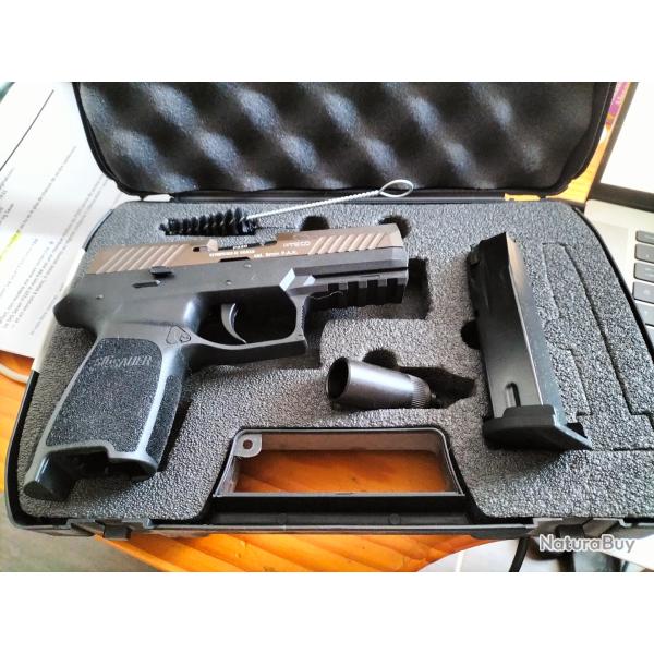 Pistolet Sig Sauer P320 d'alarme 9mm PAK + Mallette / NEUF JAMAIS SERVI