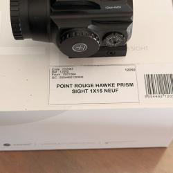 Point rouge Hawke Prism Sight 1x15