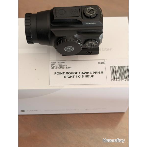 Point rouge Hawke Prism Sight 1x15