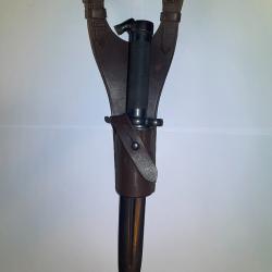 Ba&iuml;onnette su&eacute;doise Mauser m/1896 EJAB compl&egrave;te avec fourreau et porte-fourreau cuir d'origine