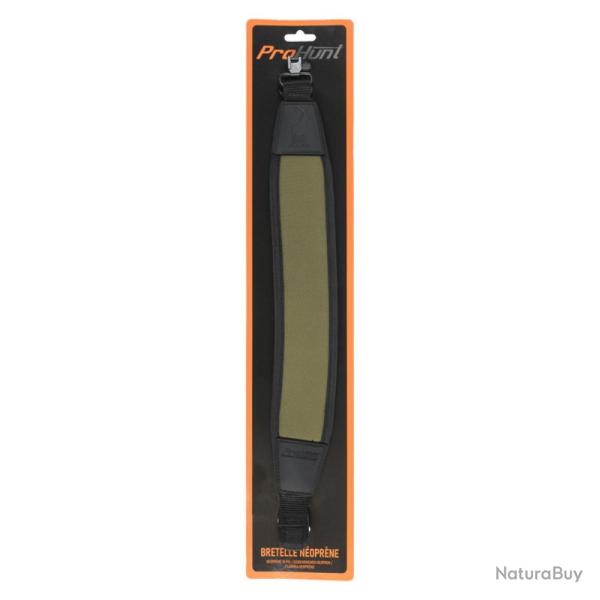BRETELLE NEOPRENE KAKI AVEC GRENADIERE - PROHUNT