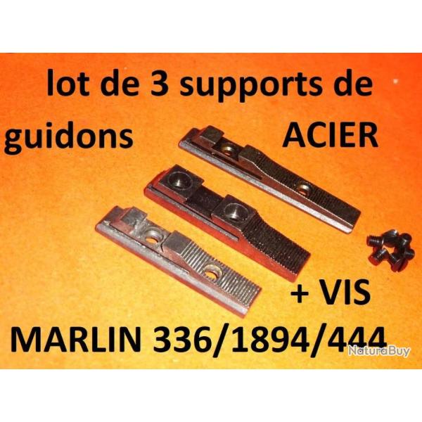 3 supports NEUFS guidon MARLIN 336 MARLIN 444 + MARLIN 1894 en ACIER - VENDU PAR JEPERCUTE (b12321)