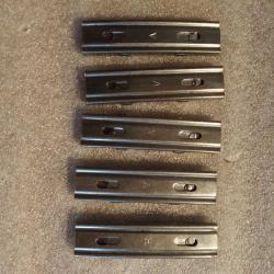 5 Lames clip chargeur Mauser su&eacute;dois M96 et 38