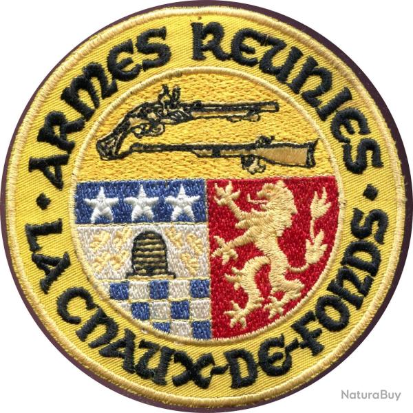 Patch Tissu -  ARMES REUNIES LA CHAUX DE FONDS -  PRIX PORT COMPRIS