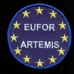 Patch mission Artemis op&eacute;ration militaire Europ&eacute;enne au CONGO -   PORT COMPRIS EN FRANCE - N&deg; 3