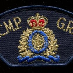 Patch  Police Mont&eacute;e Canada - PORT COMPRIS EN FRANCE - N&deg;7