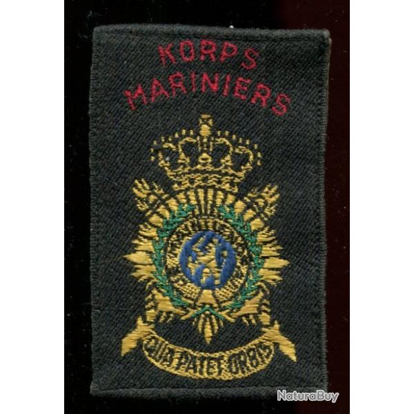 Patch du Corps des Marines n�erlandais (Korps Mariniers) -  PORT COMPRIS EN FRANCE - N�15