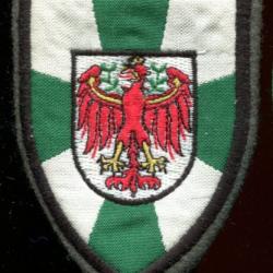 Patch - Commandement militaire du Tyrol Arm&eacute;e AZutrichienne -   PORT COMPRIS EN FRANCE - N&deg;17