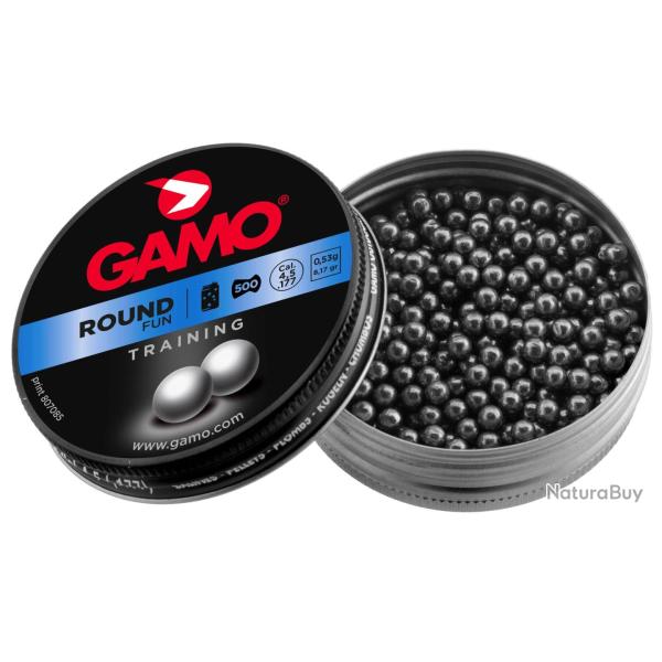 Plombs ROUND FUN 4,5 mm - GAMO - Ref G3750 - EAN 793676000794