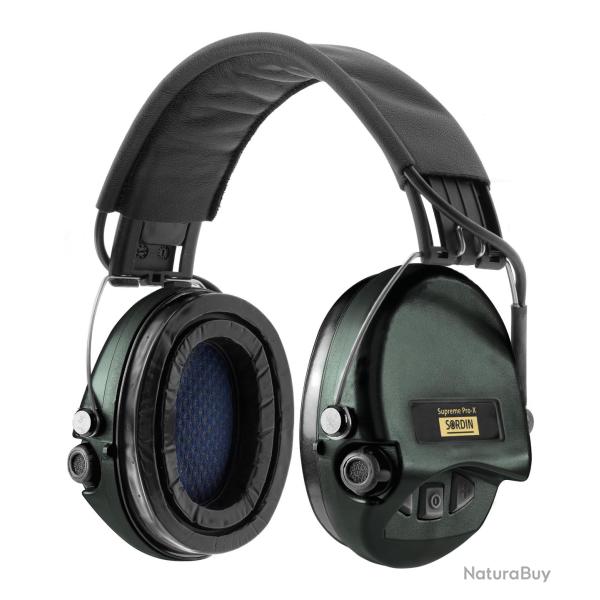 Casque audio amplifi� Sordin Supr�me Pro X CASQUE AUDIO AMPLIFI� MSA SUPREME PRO X - Ref SOR500X