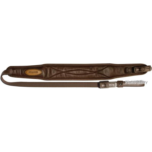 Niggeloh -Bretelle Carabine en cuir ''PREMIUM'' 550 x 70 mm Niggelog -Bretelle Carabine - Ref N1000