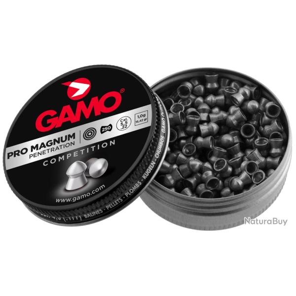 Plombs Pro Magnum - Penetration 5,5 mm - GAMO - Ref G3500 - EAN 793676003863