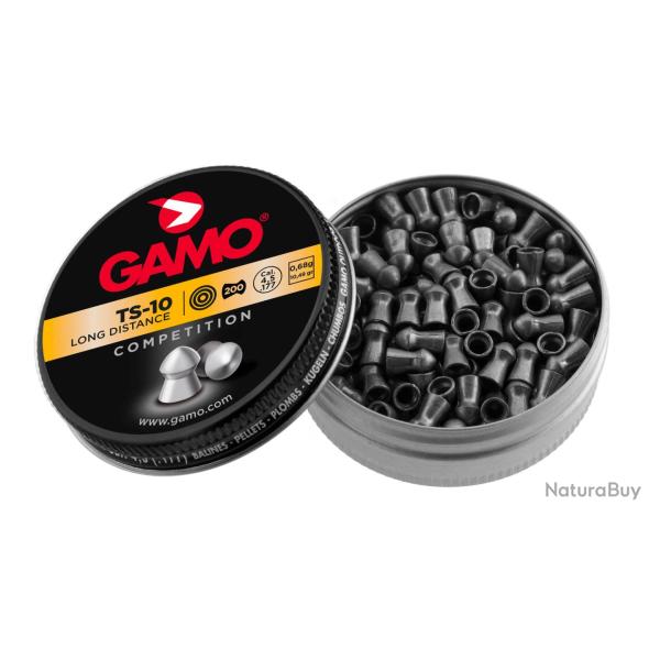 Plombs TS-10 Longue distance 4,5 mm - GAMO - Ref G3300 - EAN 793676007960
