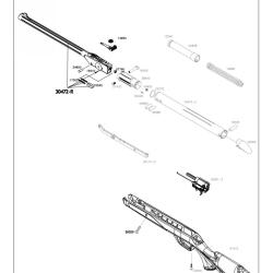 Pi&egrave;ces d&eacute;tach&eacute;es Gamo Delta 4.5 mm 19290 - Gamo Goupille de Basculage (Delta Deltamax - Ref G619290