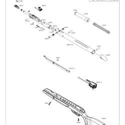 Pi&egrave;ces d&eacute;tach&eacute;es Gamo Black Shadow 11740 - Gamo Ecrou M5 Pour Blocage Crosse 400610sha - Ref G611740