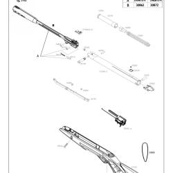 Pi&egrave;ces d&eacute;tach&eacute;es GAMO Whisper IGT 19.9J 4.5 mm 30430 - Gamo Butee Anti Recul - Ref G630430