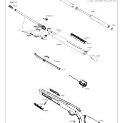 Pi&egrave;ces d&eacute;tach&eacute;es GAMO Shadow IGT 19.9J 4.5 mm 30480 - Gamo Plaquette Droite de Crosse - Ref G630480