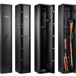 Coffre Rietti 5 armes &agrave; serrure &agrave; clef - 140 cm- 2mm 4+1 armes 140X25X25 / 33 Kg - Ref CR2204