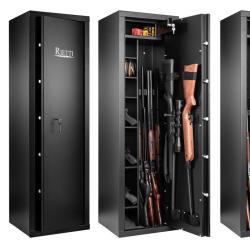 Coffre Rietti 9 armes &agrave; serrure &agrave; clef - 150 cm - 2mm 4+3+2 armes 150X45X40 / 70 Kg - Ref CR2215X