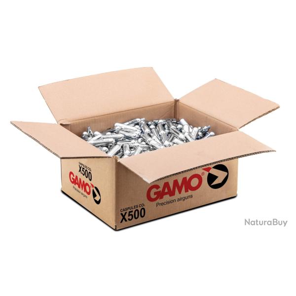 Carton en vrac de 500 capsules CO2 - GAMO Capsules Co2 En Vrac Par 500 - Ref G5270