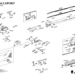 Pi&egrave;ces d&eacute;tach&eacute;es Fabarm Elos N2 Allsport Ressort de chien complet superpos&eacute;s tous mod - Ref PFAP119A