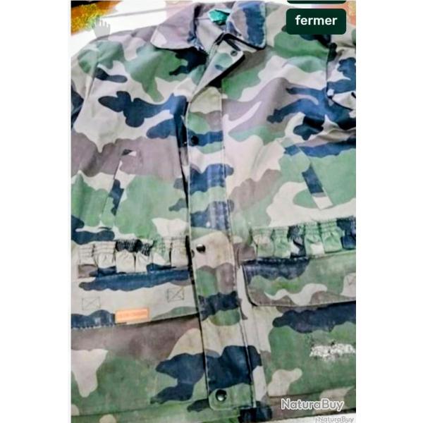 Veste de chasse treillis