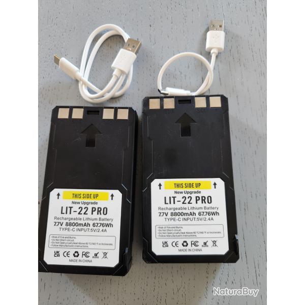 Batterie lit 22 adaptable pour spypoint