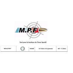 Ogives MPF 44 Balles Rondes &Oslash; 457" 145 Gr Projectiles Plomb pur / 1000 port gratuit promo vacances