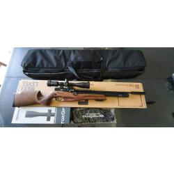carabine reximex pcp daystar wood version r&eacute;gul&eacute; en 5.5 .22 plus accessoires