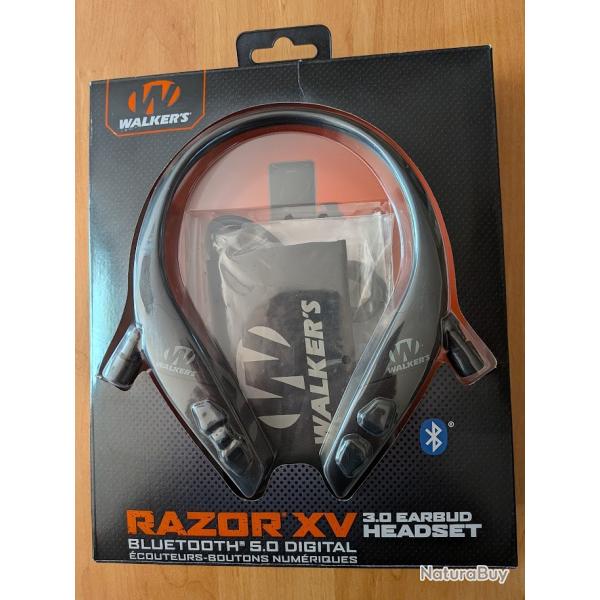 Oreillettes �lectroniques WALKER'S Razor XV Bluetooth 3.0