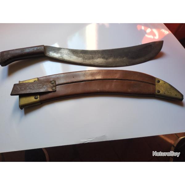 Machette bolo soldat US Collins mod�le 1005 (Guerre 14/18 France ), manche en bois NOBLE