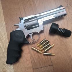 Revolver ASG Dan Wesson 715 - 4" Steel Grey Co2 Airsoft
