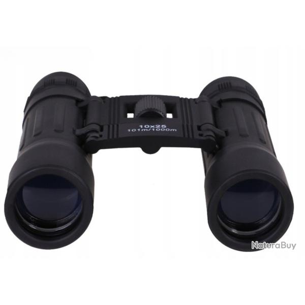 Jumelles compactes pliables Mil-Tec 10x25  Noir