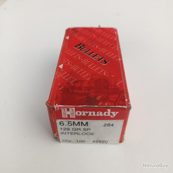 Ogives Hornady cal 6.5 mm  (56 pieces)