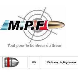 BallesMPFpro 45 Colt RN 230 Gr &Oslash; 451" Ogives Plomb / 500  port gratuit promo vacances