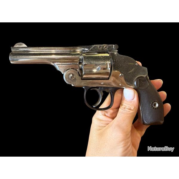 HARRINGTON RICHARDSON HAMMERLESS AUTO EJECTING cal. 38sw num�ro 19877
