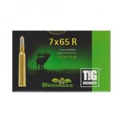 Munitions BRENNEKE cal.7x65R tig 177gr 11.7g par 60