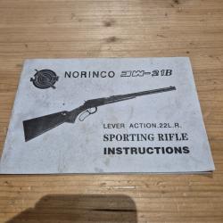 Notice utilisation Norinco JW-21 B