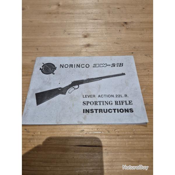 Notice utilisation Norinco JW-21 B