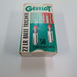 Boite de 50 munition 22LR balle tra&ccedil;ante GEVELOT