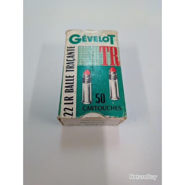 Boite de 50 munition 22LR balle tra�ante GEVELOT