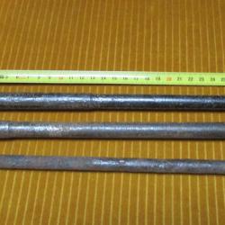 canne fusil   9 mm lot de 3 canons