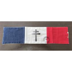 Brassard FFI  r&eacute;sistance maquis France WW2  copie ref R2