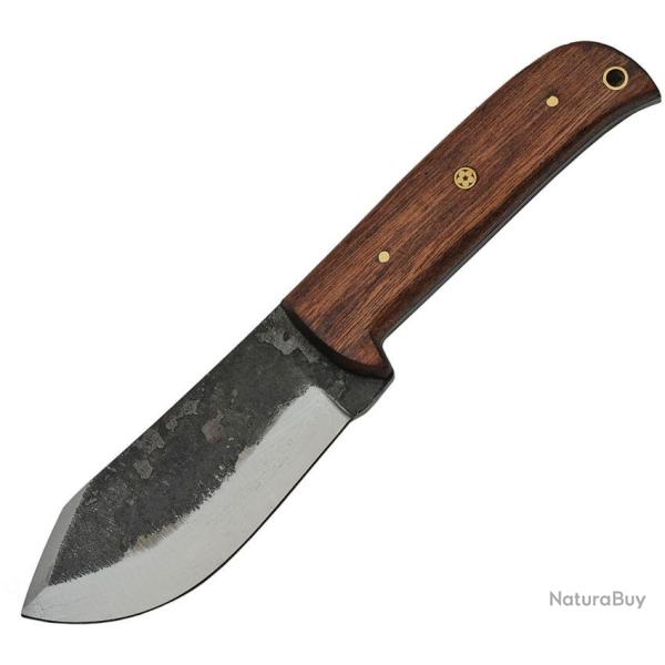 Couteau fixe outdoor et chasse Rite Edge acier carbone Hunter Wood