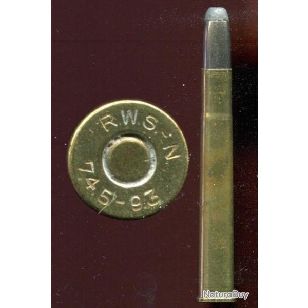9.3 x 74.5 - Marquage : RWS-N   74.5-9.3  - balle nickel pointe plomb m�plate