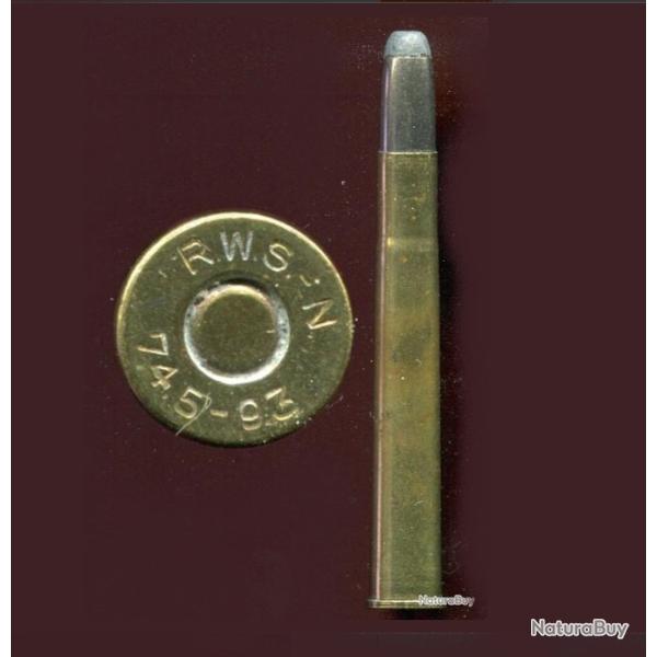 9.3 x 74.5 - Marquage : RWS-N   74.5-9.3  - balle nickel pointe plomb m�plate