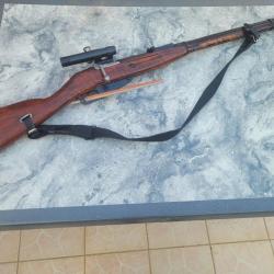 Mosin Nagant sniper de 1944 + accessoires et munitions