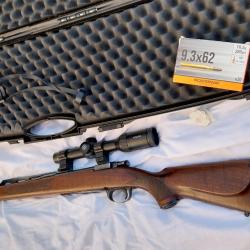 Carabine &agrave; verrous calibre 9,3x62