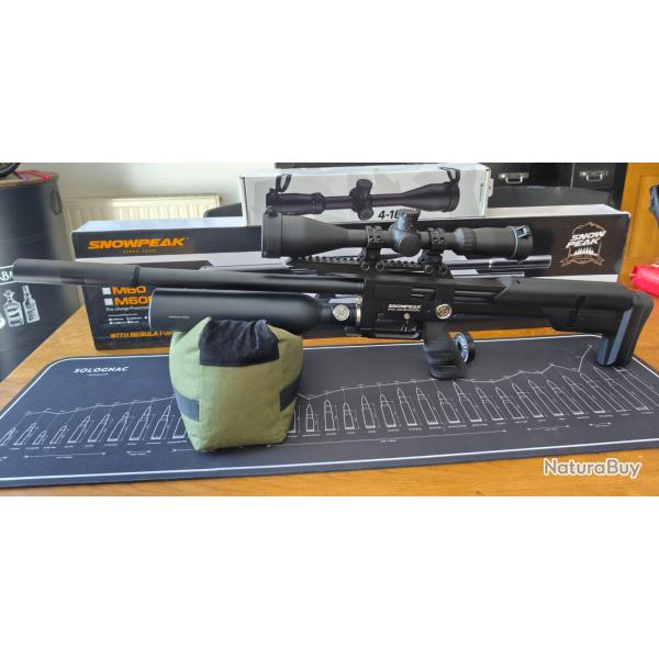 Snowpeak M60B 5,5mm .22 + lunette + montage pent�